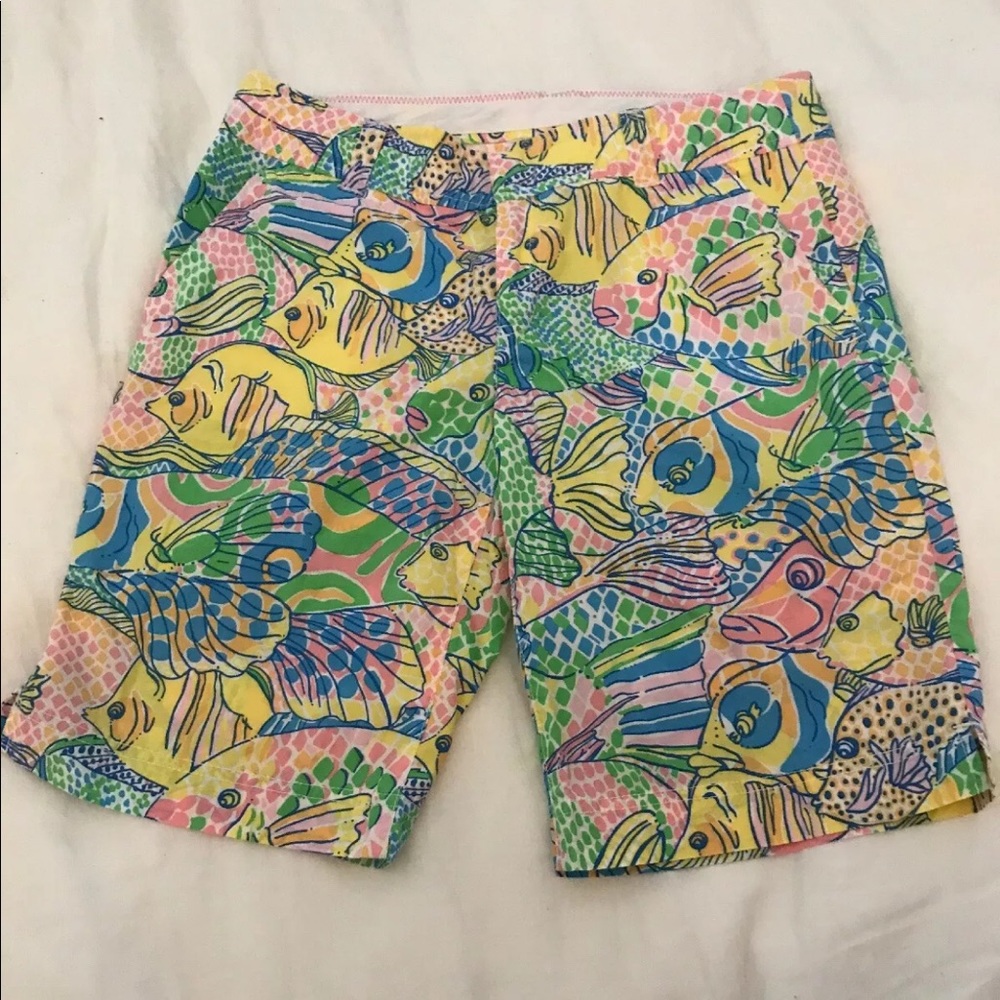 Lilly Pulitzer Party School Bermuda Shorts Size 2